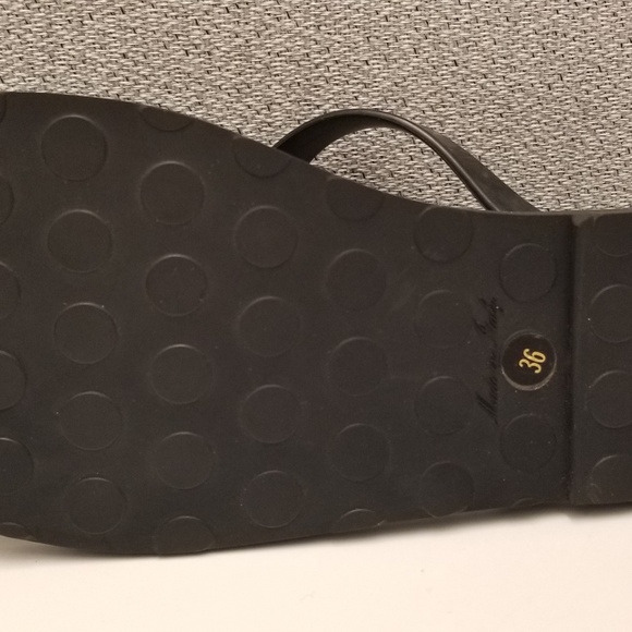 NEW Black Yves Saint LaurentThong Flip Flops YSL - Picture 5 of 8